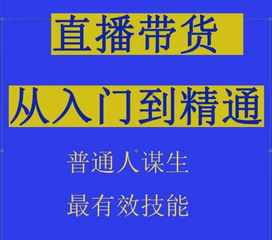 2024抖音直播带货直播间拆解抖运营从入门到精通，普通人谋生最有效技能-有道网创