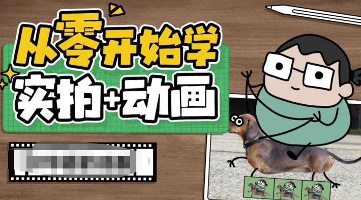 从零开始学实拍加动画，实拍加动画创意教程（49节视频课）-有道网创