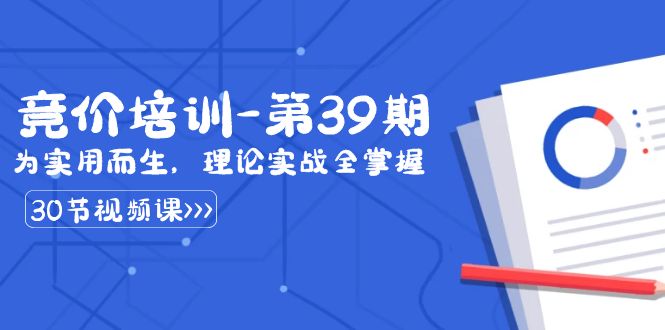 某收费竞价培训-第39期：为实用而生，理论实战全掌握（30节课）-有道网创