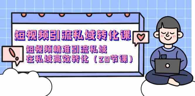 （9926期）短视频引流 私域转化课，短视频精准引流私域，在私域高效转化（20节课）-有道网创