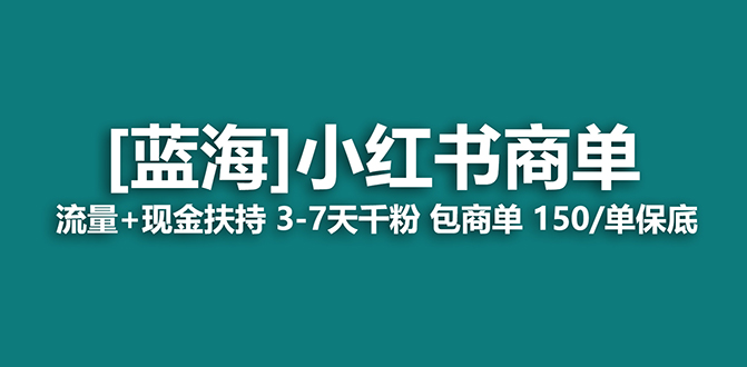 【蓝海项目】小红书商单！长期稳定 7天变现 商单一口价包分配 轻松月入过万-有道网创