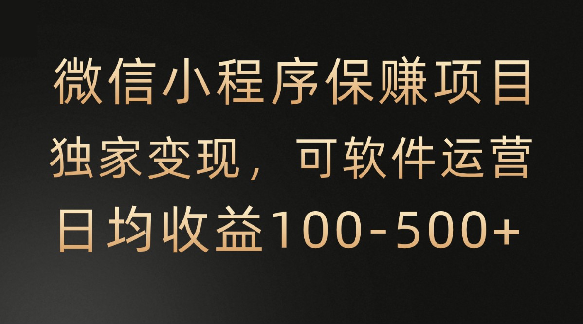 腾讯官方项目，可软件自动运营，稳定有保障，时间自由，永久售后，日均收益100-500+-有道网创