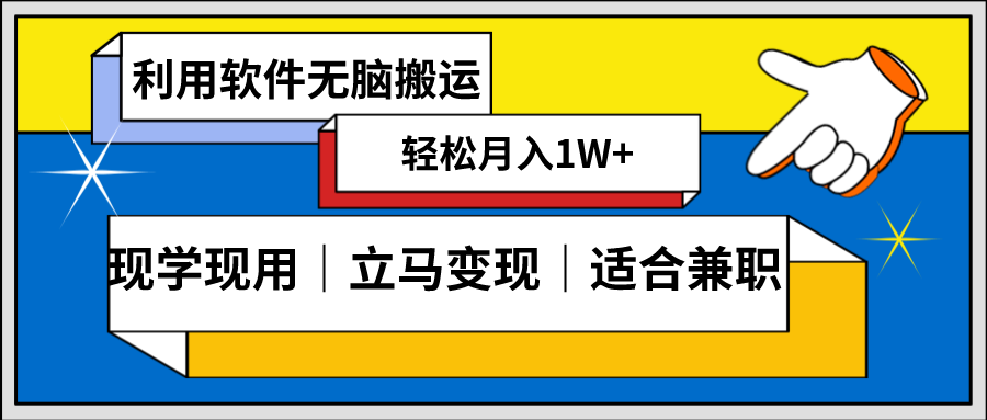 低密度新赛道 视频无脑搬 一天1000+几分钟一条原创视频 零成本零门槛超简单-有道网创