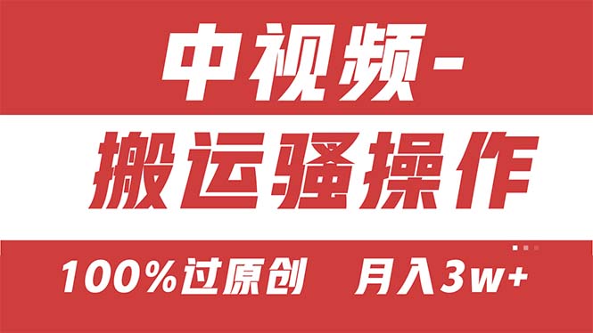 【中视频新思路】双重去重100%过原创，无脑搬运一键多渠道发布，一人可操作-有道网创